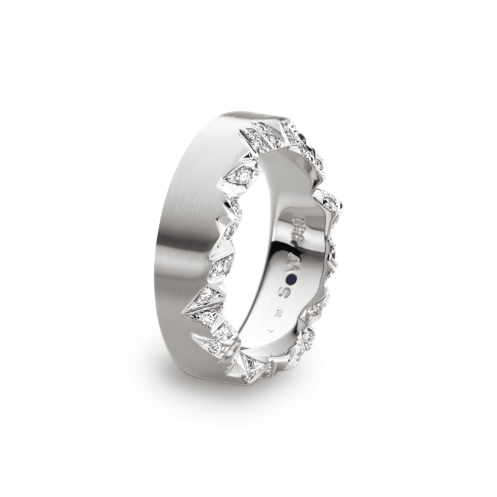 Platin Ring "Alpenring" mit Brillanten von Schmuckwerk bei Juwelier Jasper in Lippstadt