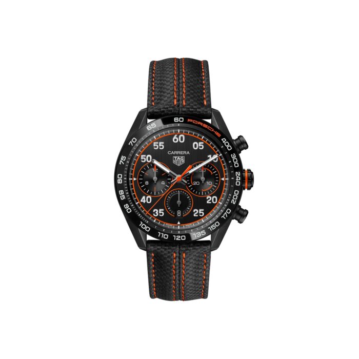 Carrera Porsche Orange Racing von TAG Heuer bei Juwelier Jasper in Lippstadt