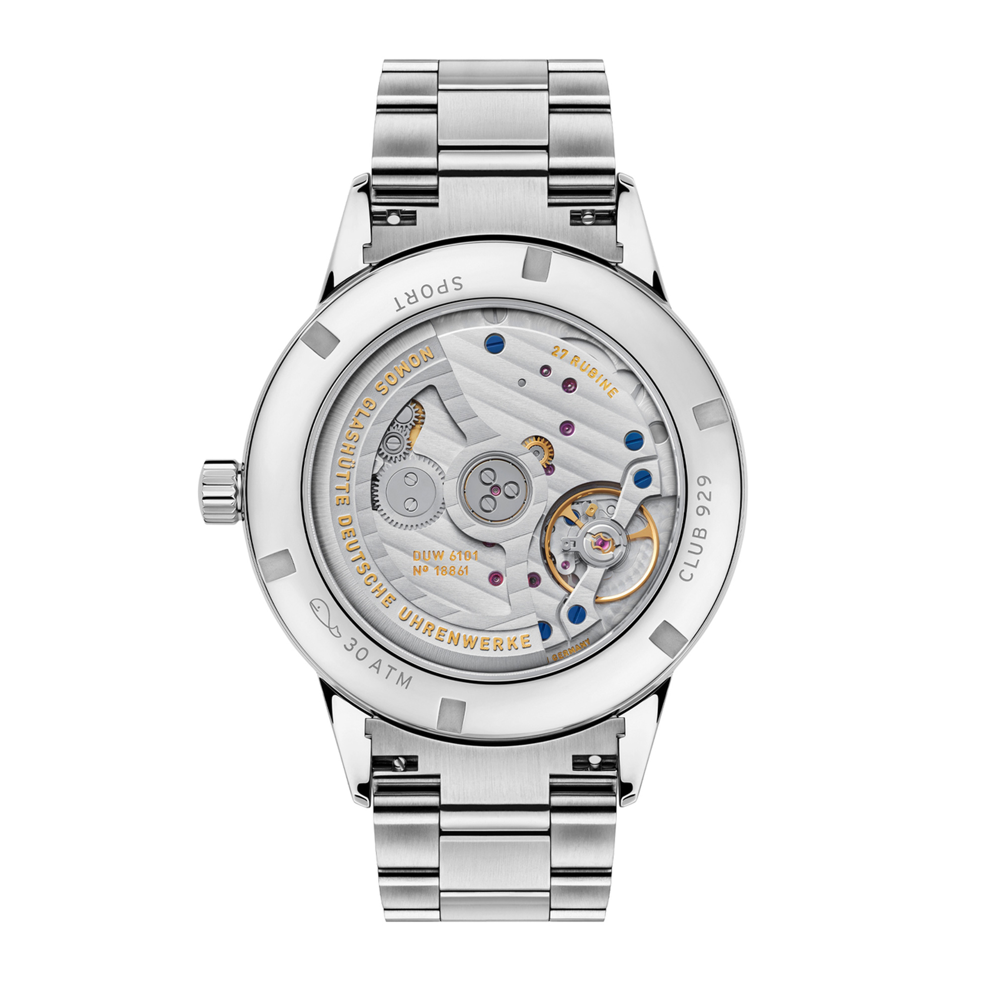 Club Sport neomatik 42 Datum blau