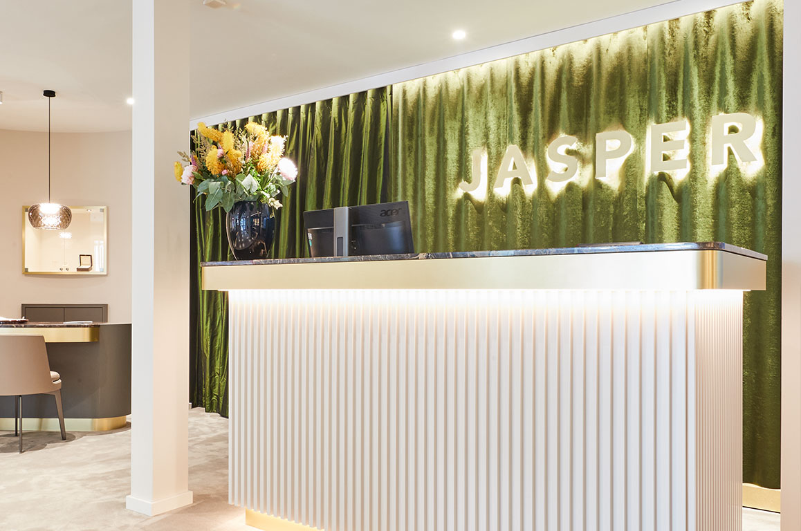 Blick auf den Innenraum des Geschäftes von Juwelier Jasper