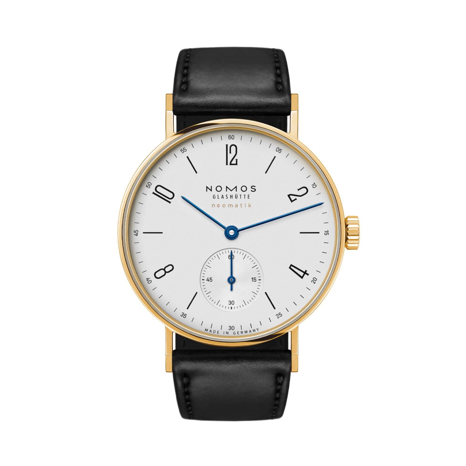 Tangente Gold neomatik von NOMOS Glashütte bei Juwelier Jasper in Lippstadt