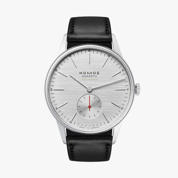 Orion neomatik 39 silvercut von NOMOS Glashütte bei Juwelier Jasper in Lippstadt