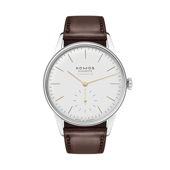 Orion neomatik doré von NOMOS Glashütte bei Juwelier Jasper in Lippstadt