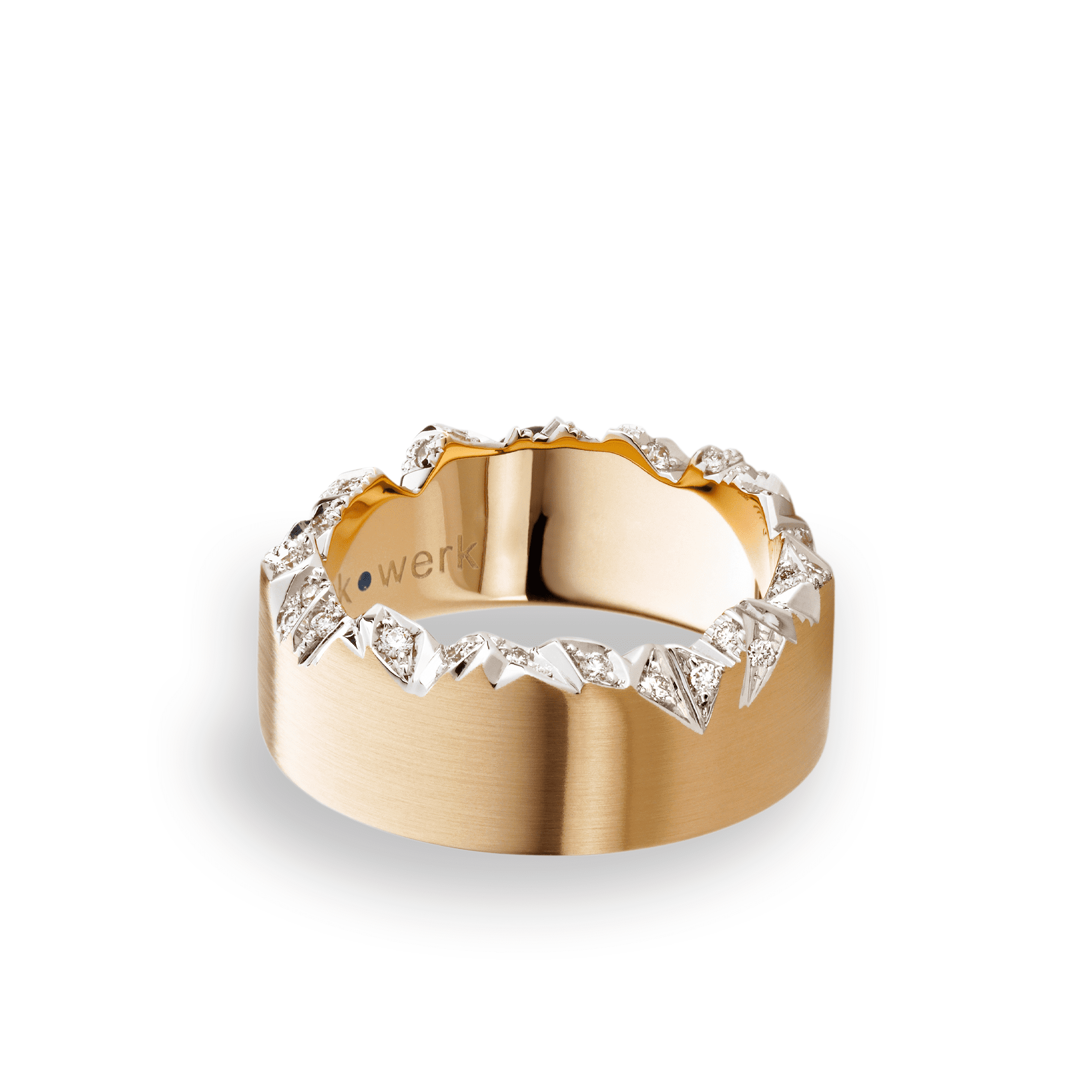 Roségold Ring "Alpenring" mit Brillanten