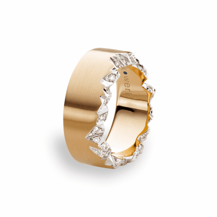 Roségold Ring "Alpenring" mit Brillanten von Schmuckwerk bei Juwelier Jasper in Lippstadt