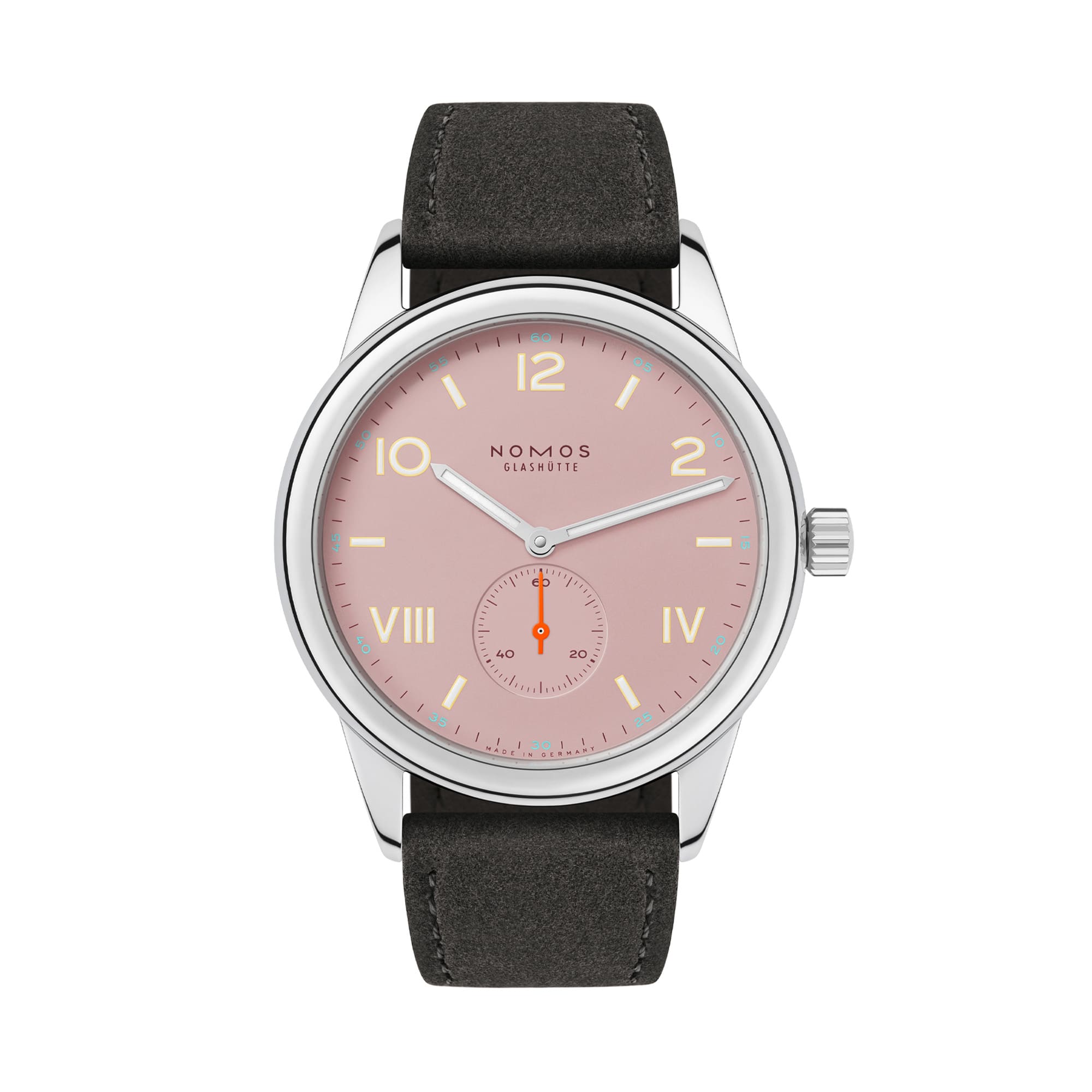 Club Campus 38 Full Rose - Saphirglasboden von NOMOS Glashütte bei Juwelier Jasper in Lippstadt