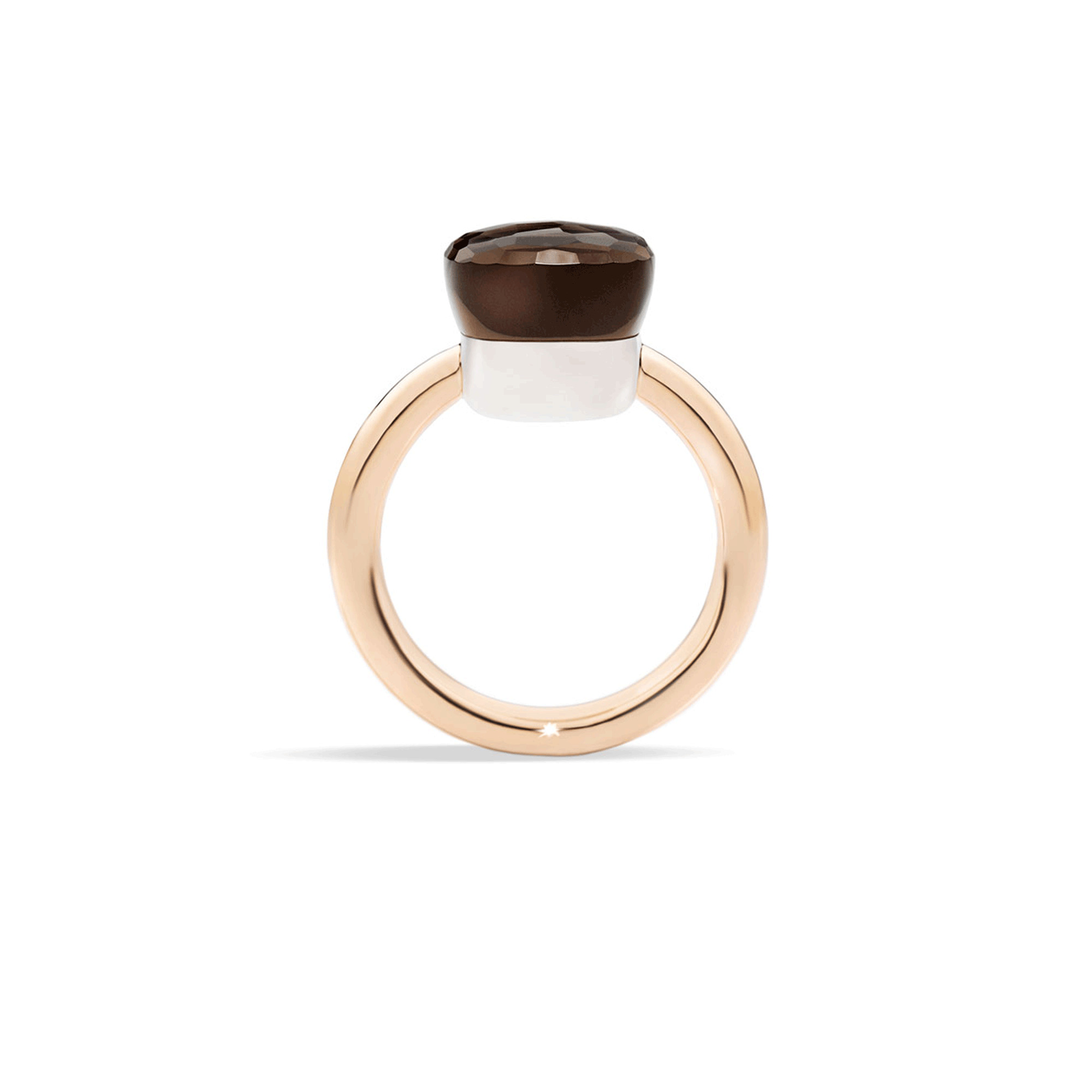 Ring Nudo mit Rauchquarz