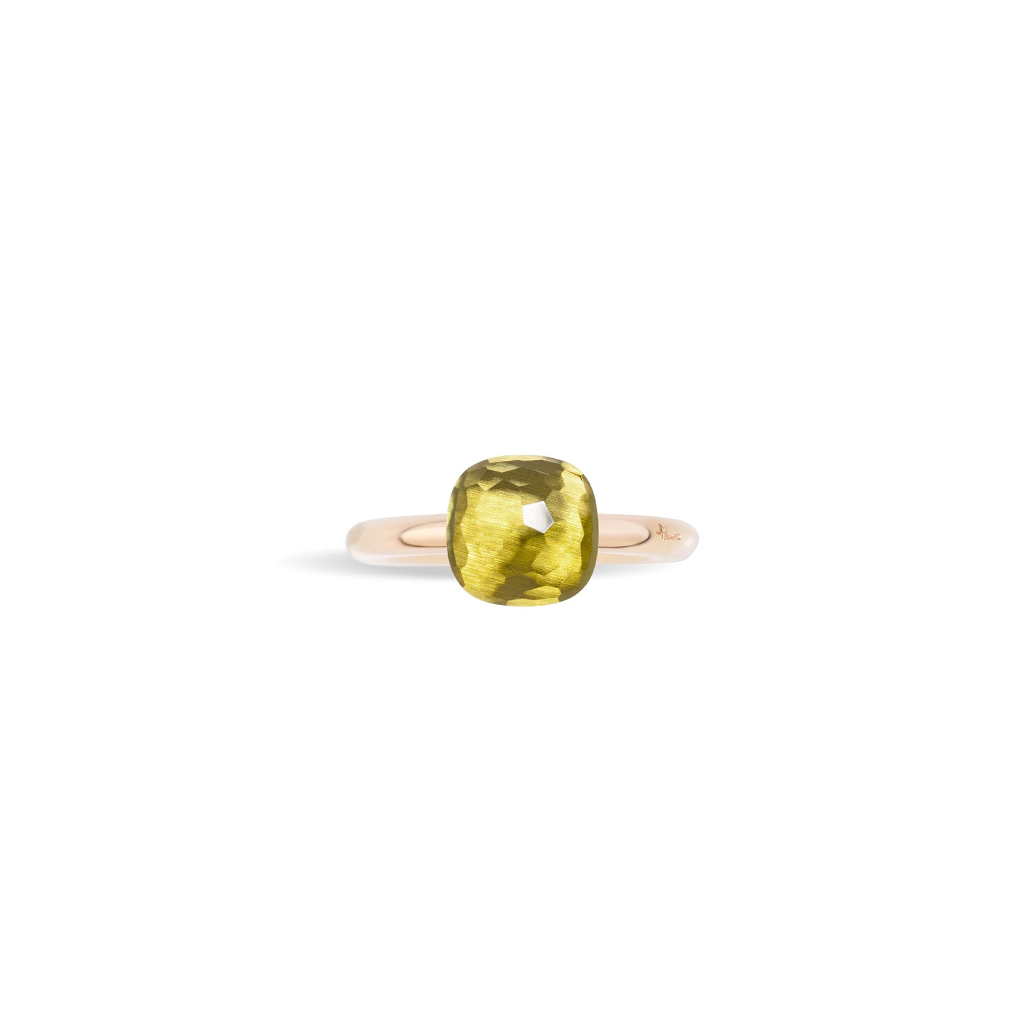 Kleiner Ring Nudo mit Zitronenquarz