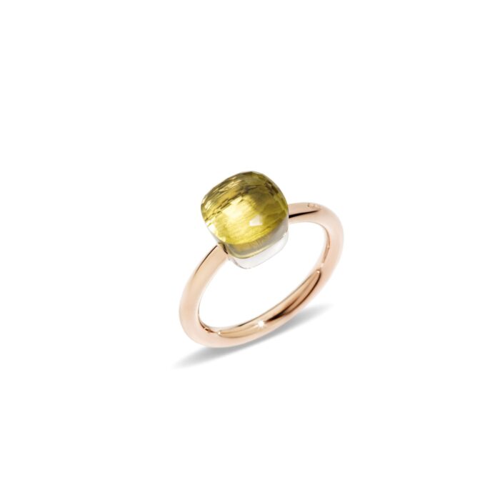 Kleiner Ring Nudo mit Zitronenquarz von Pomellato bei Juwelier Jasper in Lippstadt