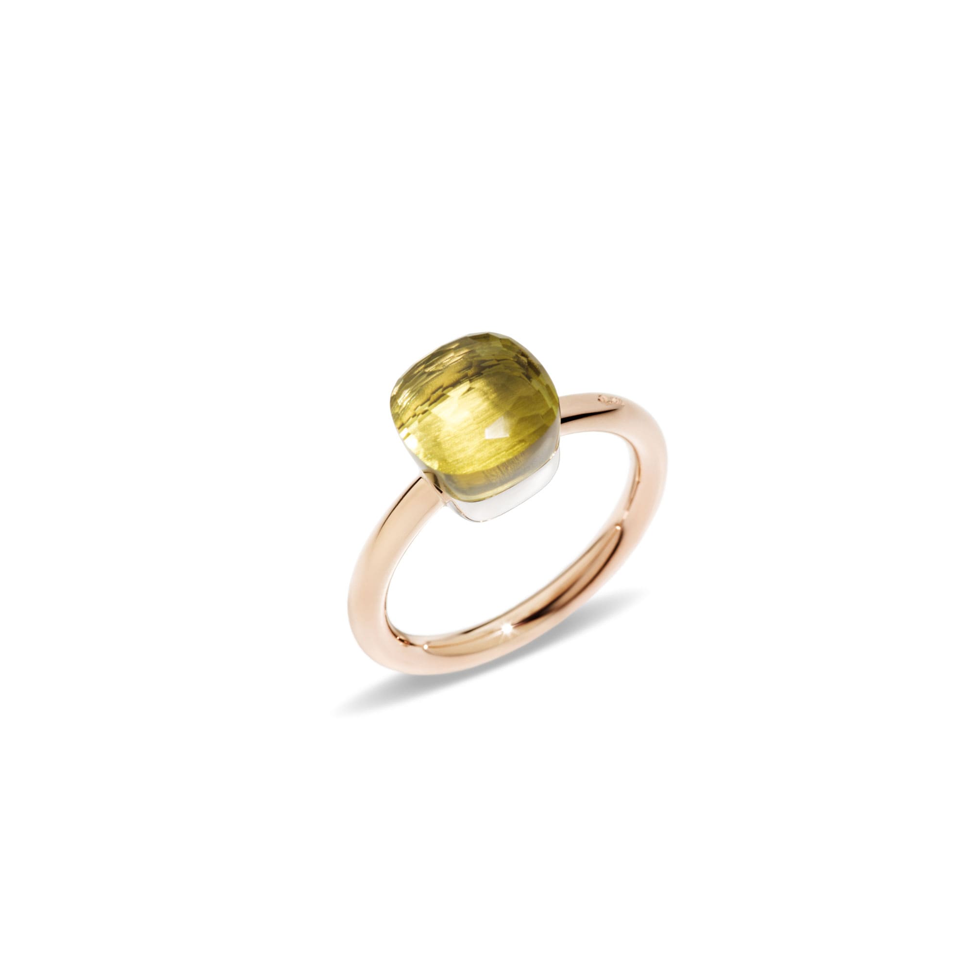 Kleiner Ring Nudo mit Zitronenquarz von Pomellato bei Juwelier Jasper in Lippstadt