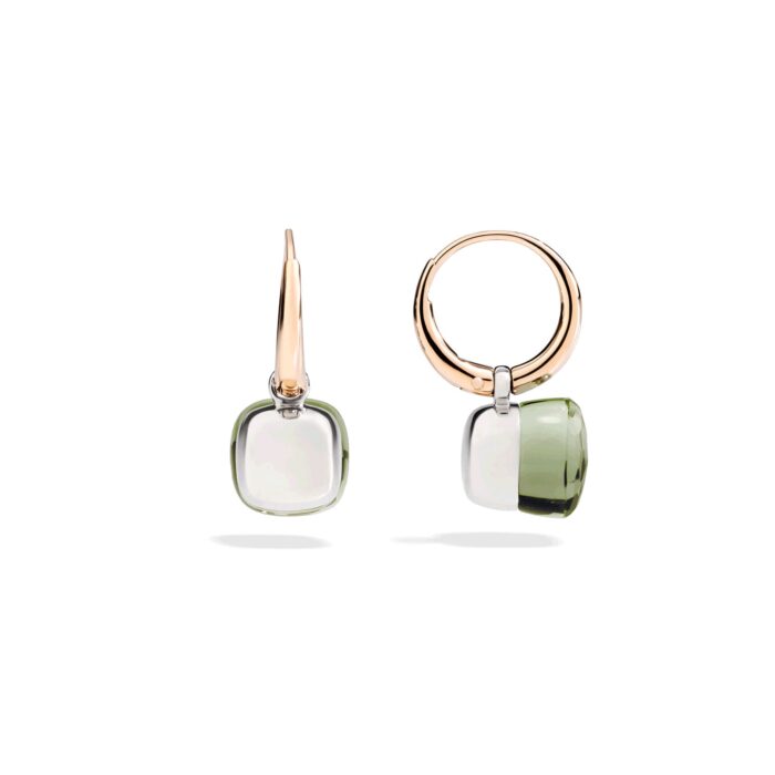 Ohrhänger Nudo Piccolo mit Prasiolith von Pomellato bei Juwelier Jasper in Lippstadt