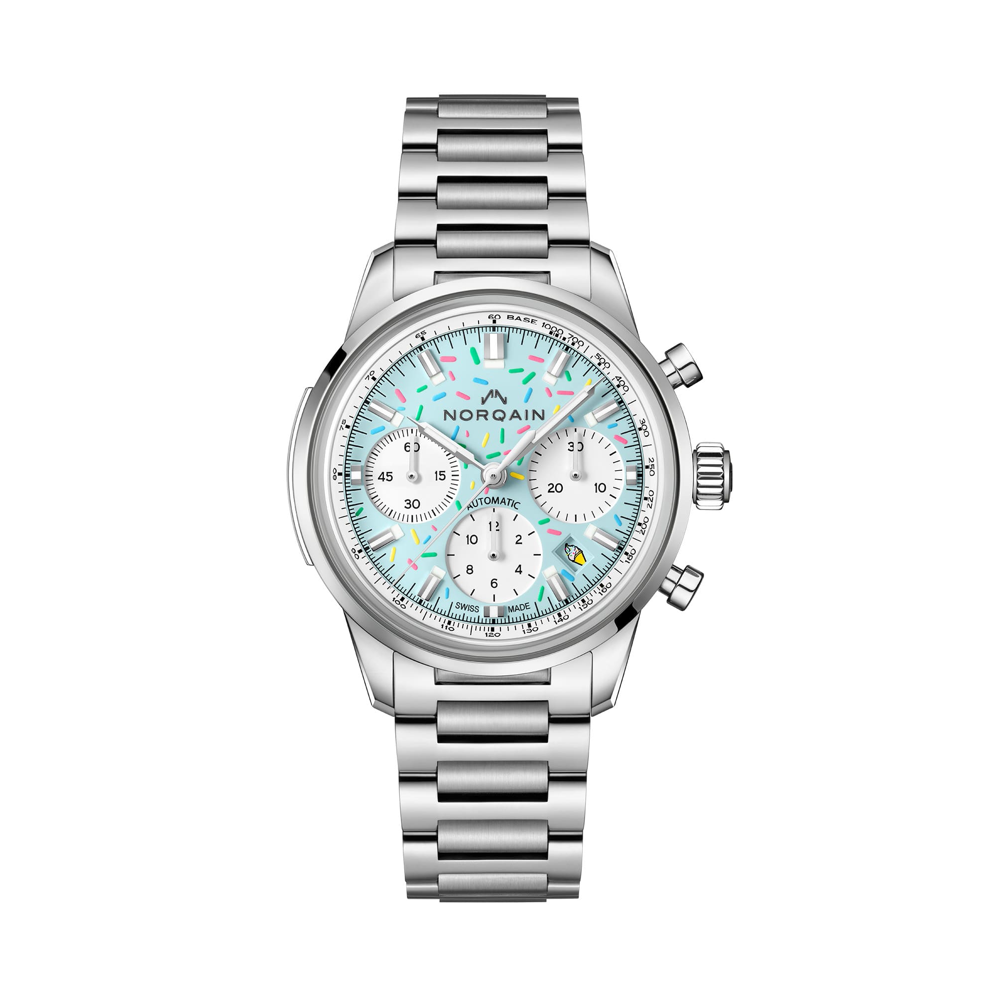 Freedom Chrono Enjoy Life Sprinkles von Norqain bei Juwelier Jasper in Lippstadt