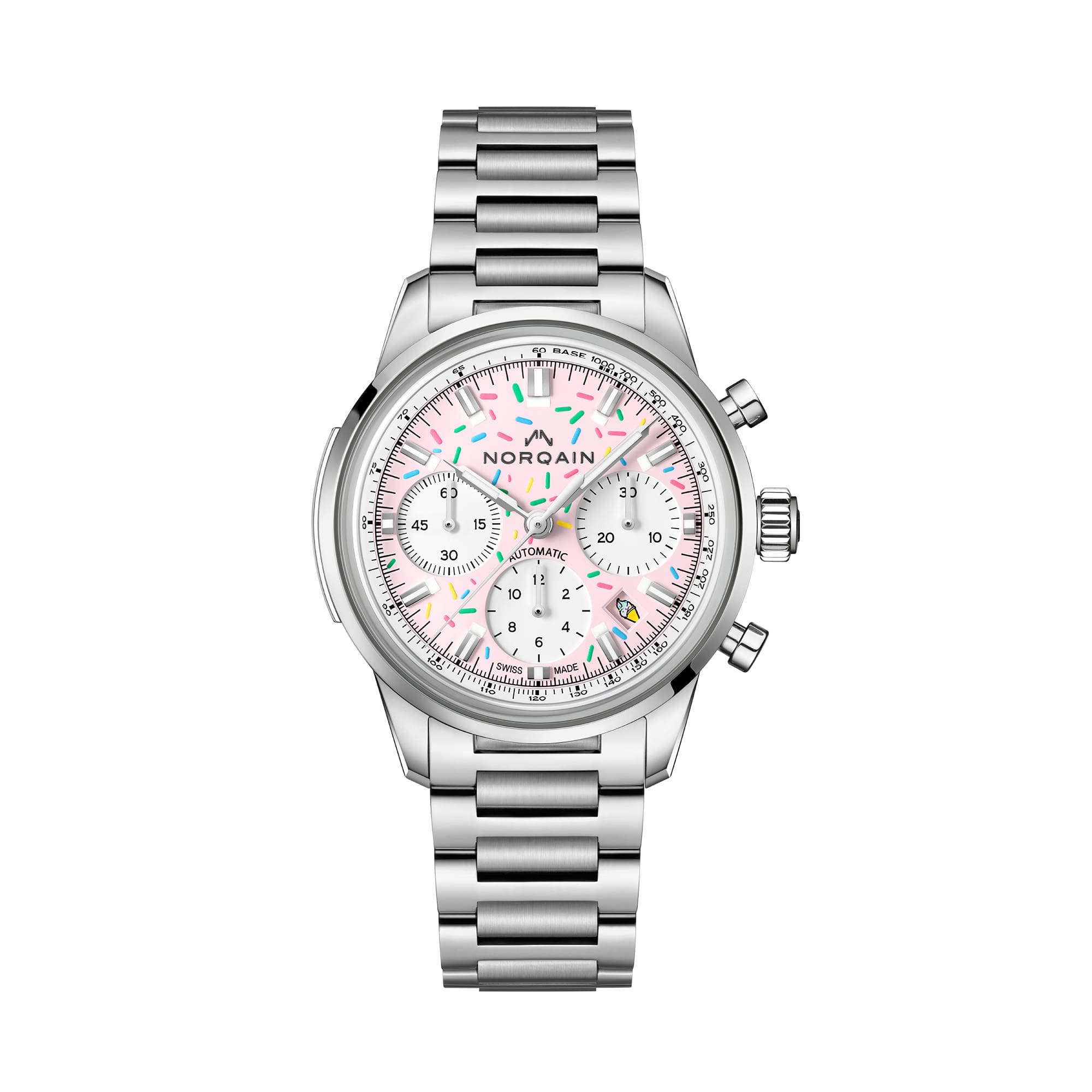 Freedom Chrono Enjoy Life Sprinkles von Norqain bei Juwelier Jasper in Lippstadt
