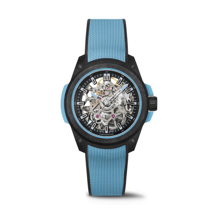 Wild ONE Skeleton Sky Blue von Norqain bei Juwelier Jasper in Lippstadt