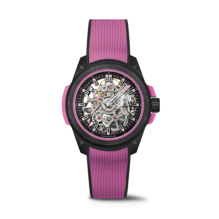 Wild ONE Skeleton Hyper Pink von Norqain bei Juwelier Jasper in Lippstadt