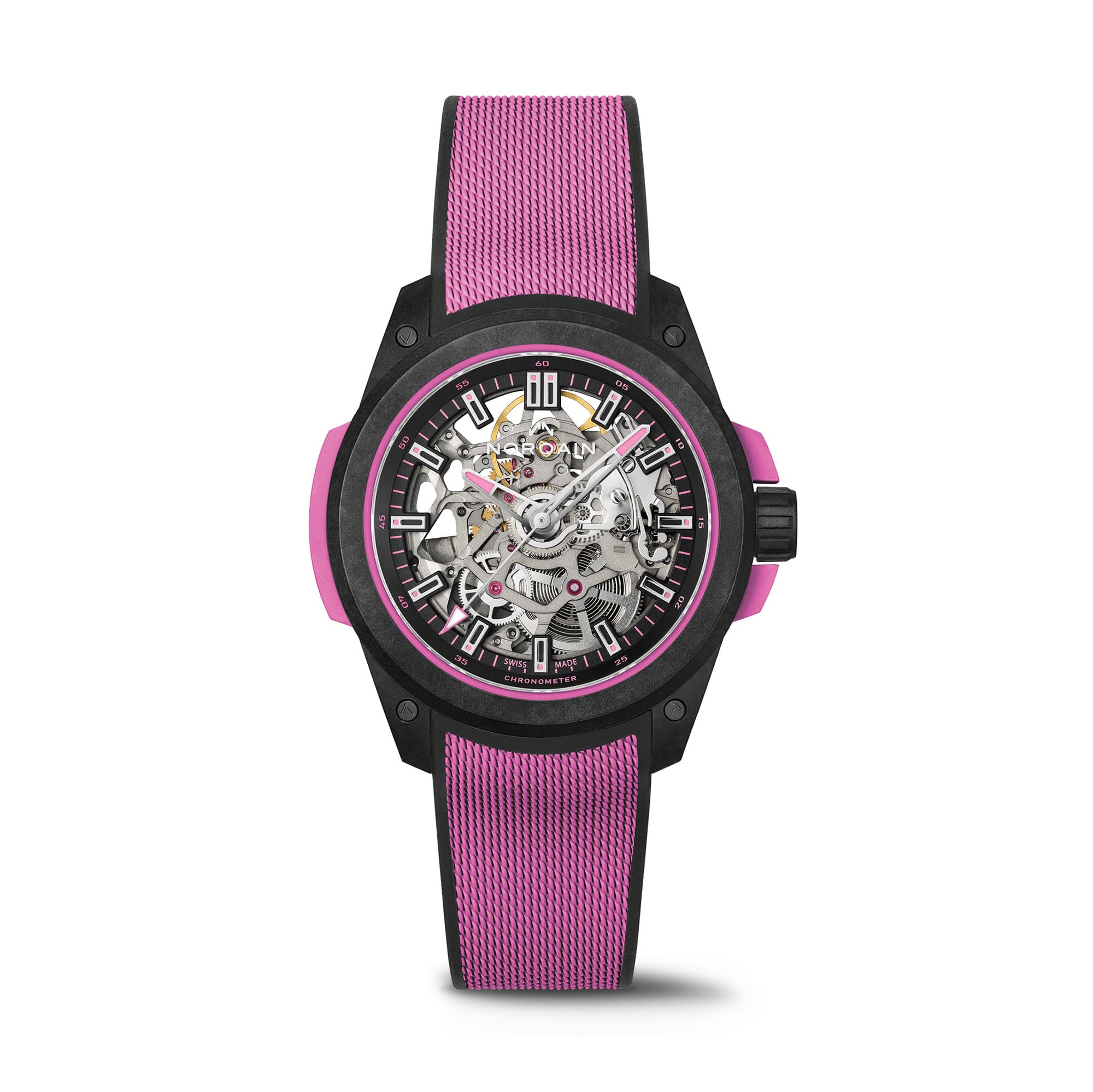 Wild ONE Skeleton Hyper Pink von Norqain bei Juwelier Jasper in Lippstadt
