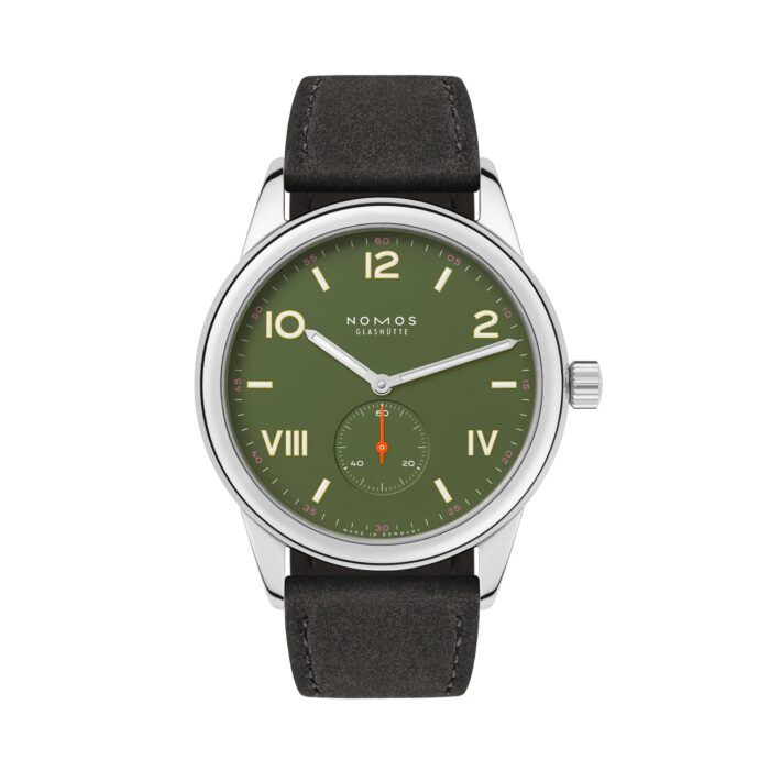 Club Campus 38 All Olive - Saphirglasboden von NOMOS Glashütte bei Juwelier Jasper in Lippstadt